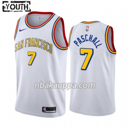 Golden State Warriors Eric Paschall 7 Nike 2019-2020 Classic Edition Pelipaidat Swingman - Lasten
